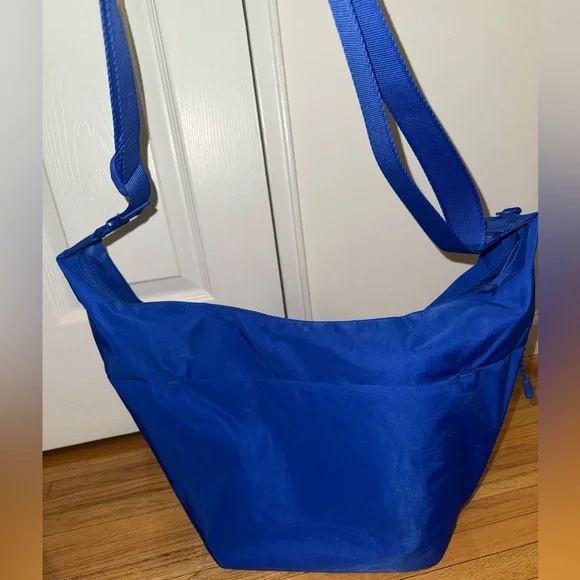 Beis Cobalt Blue Crescent Catchall Bag - Picture 5 of 16